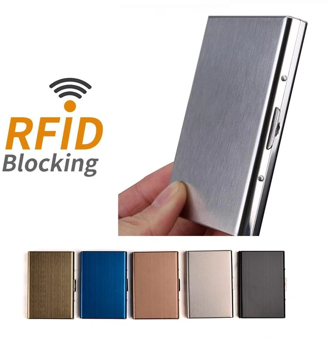 Alt view image 3 of 7 - RFID Credit Card Holder Stainless Steel Credit Card Wallet Business Card Holder for Women Men