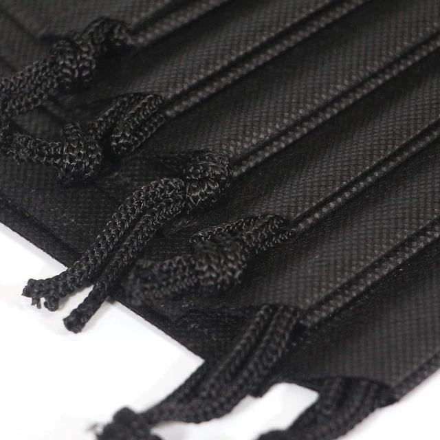 Alt view image 5 of 7 - 12 Pack Shoe Bags for Travel Non-Woven with Rope for Men and Women Large Shoes Pouch Storage Packing Organizers