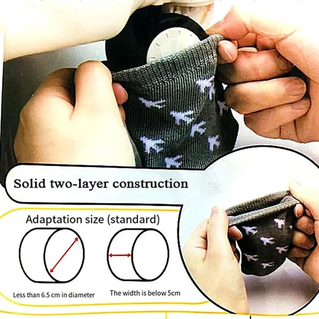 Alt view image 6 of 7 - 8 Pack Luggage Wheel Cover Socks Full Wrap Fabric Protector Universal Sleeve Case for Suitcase Prevents Floor Bed Dirt When Storing Travel Spinner Carry-on Bag