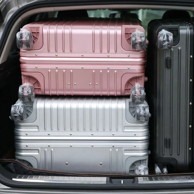 Alt view image 2 of 7 - 200 Pcs Suitcase Wheel Covers Disposable Luggage Wheel Covers PE Luggage Wheels Protector Cover Protect Your Home, Living Room, Office Floors, Carpets, and Car from Dirt