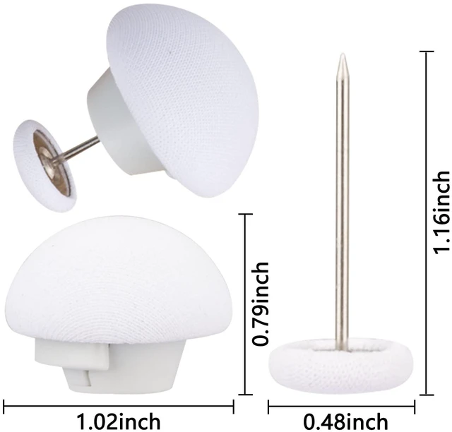 Alt view image 6 of 6 - 12 Pcs Duvet Cover Clips Duvet Pins, Comfortable Duvet Holder Clips. | Double Sided Pin Fasteners,Duvet Button Fasteners Keeps Comforter from Shifting,Quilt,Cushions(White)
