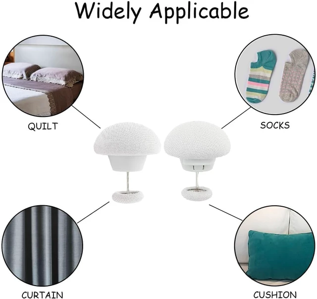 Alt view image 2 of 6 - 24PCS Duvet Cover Clips, Safe Locking Duvet Pins to Hold Comforter Duvet Snaps with Storage Box, Easy to Use Double Sided Pin Fasteners for Quilt Cushions Curtains