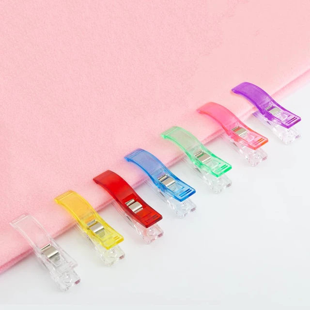 Alt view image 2 of 7 - Large Sewing Clips Fabric Clips 50PCS Jumbo Quilt Clips for Quilting Assorted Colors, Multipurpose Craft Sewing Supplies Quilting Accessories Crafting Tools