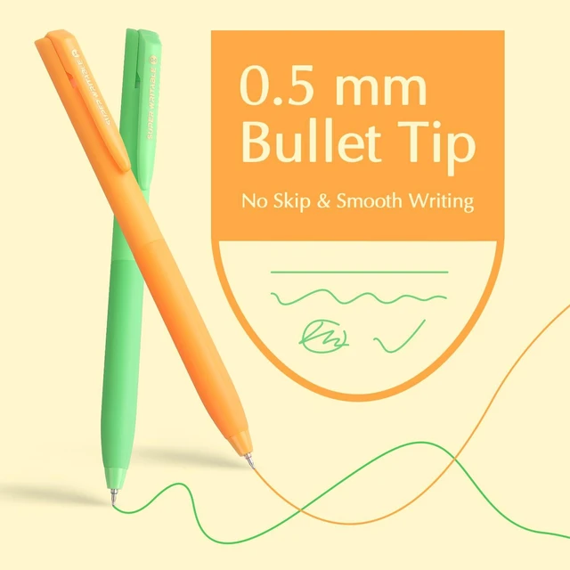 Alt view image 4 of 7 - Colored Gel Pens, 0.5mm Quick Dry Fine Point Pen, 18 PCS | Smooth Writing Pens for Note Taking and Journaling