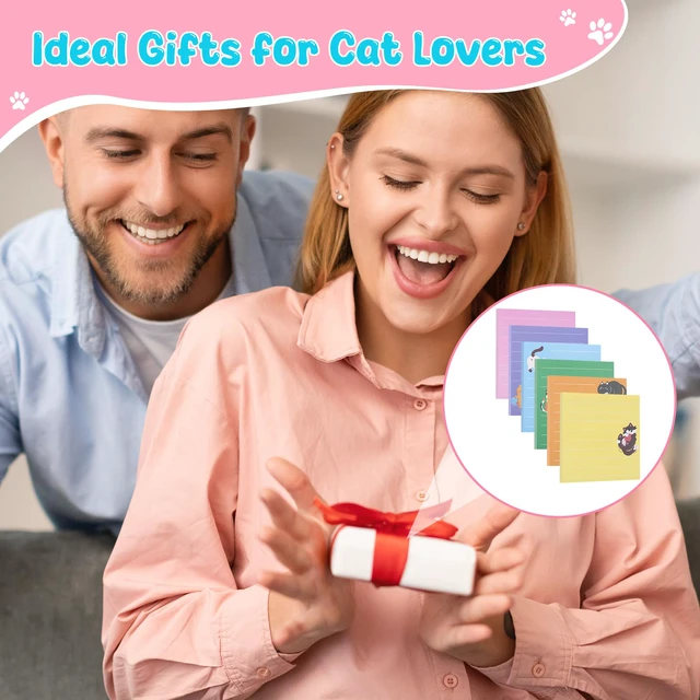 Alt view image 7 of 7 - 12 Pack Cat Sticky Notes, 6 Colors Lined to Do List Notepads, 3 x 3in Cute Animal Self-Stick Notes with Lines for Office, School (480 Sheets)