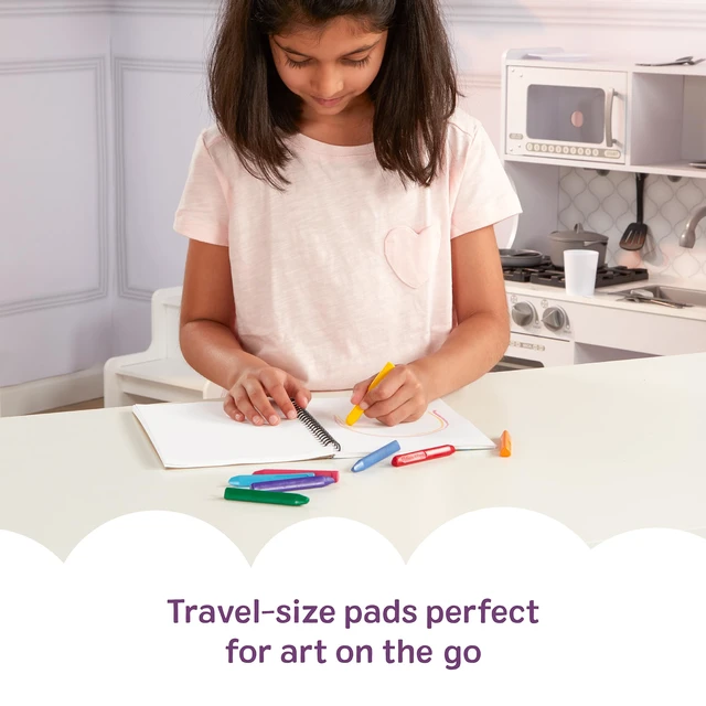 Alt view image 3 of 7 - Mini-Sketch Spiral-Bound Pad (6 x 9 inches) - 4-Pack Sketch Book for Kids, Kids Drawing Paper, Drawing and Coloring Pads