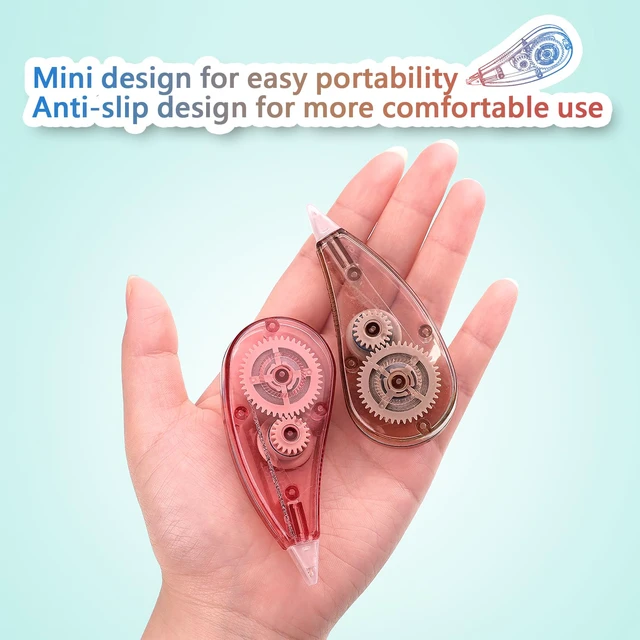 Alt view image 4 of 7 - Correction Tape 6-Pack, 3 Colors (Blue/Pink/Brown) | Smooth Application, Instant Dry, No Smudge