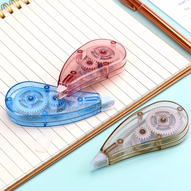 Alt view image 6 of 7 - Correction Tape 6-Pack, 3 Colors (Blue/Pink/Brown) | Smooth Application, Instant Dry, No Smudge