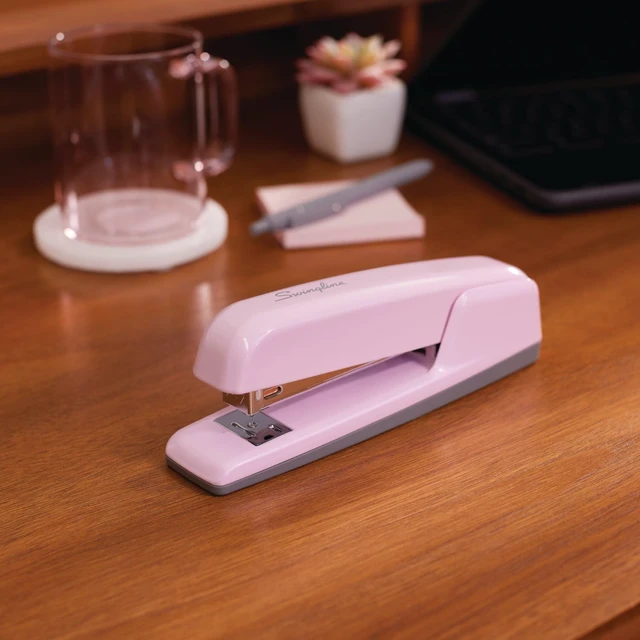 Alt view image 2 of 7 - Stapler, 30 Sheet Capacity, 747 Business Stapler, Jam Free, Metal, Blush Pink (S7074740)