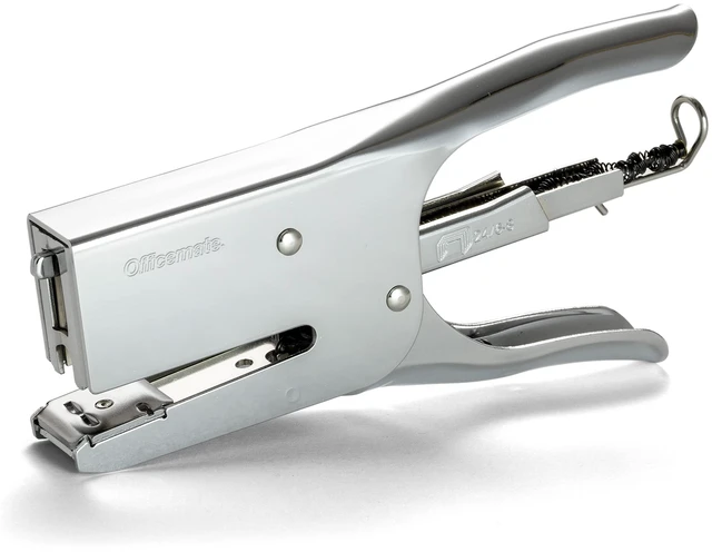 Main image of Classic Plier Stapler Bundle - Quick Rear Spring Loading Stapler, Office Supplies for Desk, Home and School, All-Metal Construction, Silver