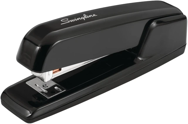 Main image of Stapler, 30 Sheet Capacity, 747 Business Stapler, Jam Free, Anti-Microbial, Metal, Black (74741)