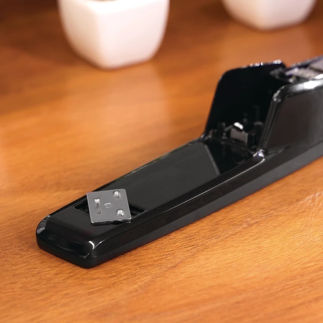 Alt view image 5 of 7 - Stapler, 30 Sheet Capacity, 747 Business Stapler, Jam Free, Anti-Microbial, Metal, Black (74741)