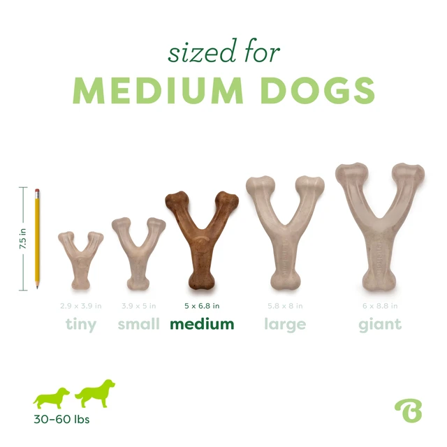 Alt view image 4 of 6 - Wishbone Dog Chew Toy for Aggressive Chewers, Real Bacon, Medium | Durable, Super Chewer, Made in USA, Dog Bones, Long-Lasting, A Size for Every Dog, Keeps Them Busy