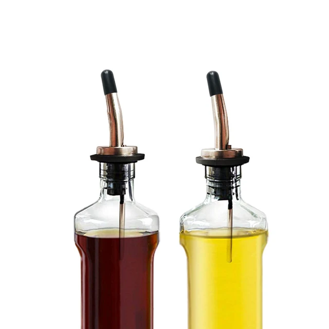 Alt view image 6 of 7 - 200Pcs liquor spout covers,Pourers Spouts Covers Dust Rubber Caps for Olive Oil Liquor Bottles (Black)
