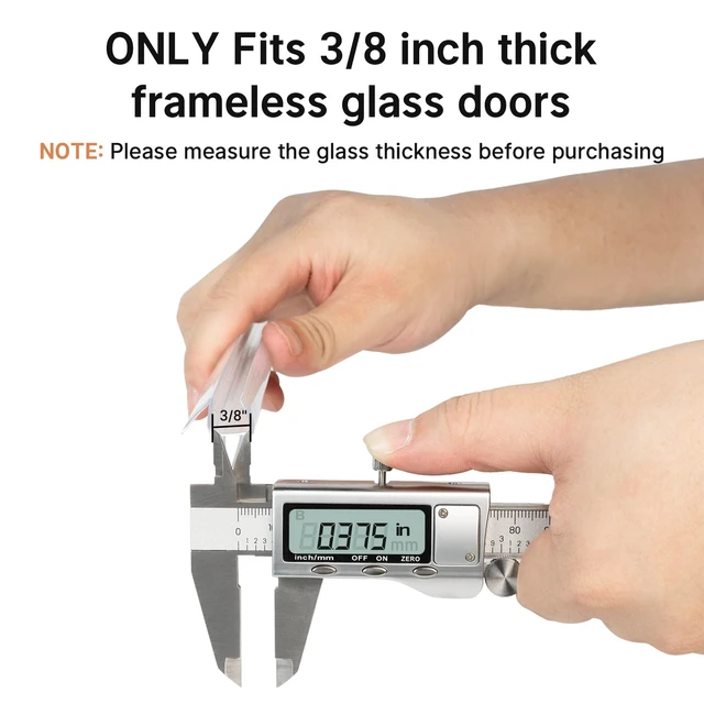 Alt view image 3 of 7 - 3-Pack 15.75" Shower Door Bottom Seal for 3/8"(10mm) Glass - 3 Section Segmented Shower Installation Kit Frameless Glass Door Seal Strip