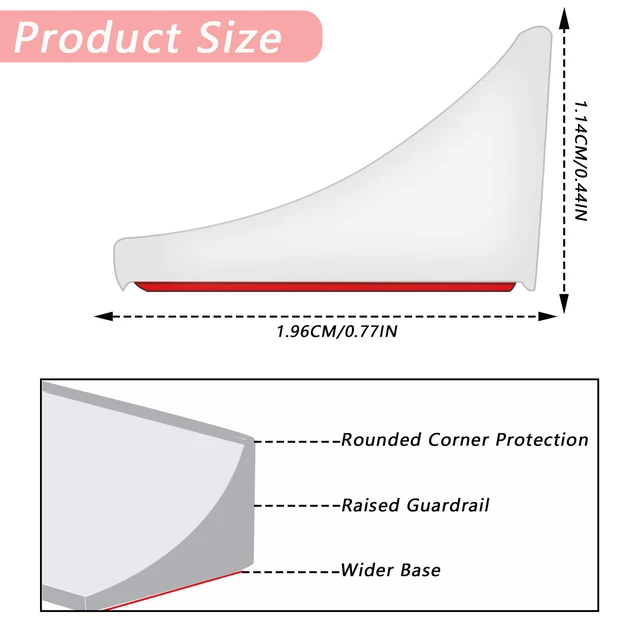 Alt view image 2 of 7 - 39 Inch Shower Threshold Water Dam, Silicone Barrier Shower Door Bottom Seal Strip, Self Adhesive Waterproof Barrier, for Kitchen Countertop Sink, Cooktop, BathroomSemitransparent