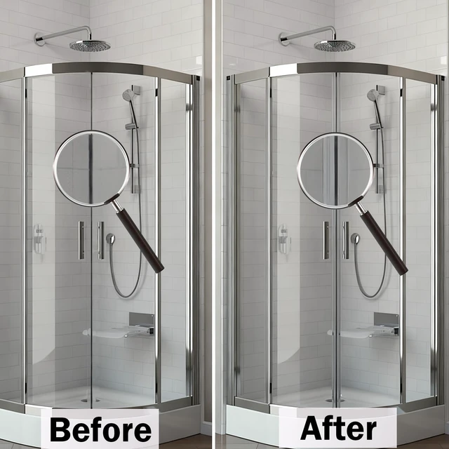 Alt view image 5 of 6 - 10 Feet Shower Door Side Seal Strip for 3/8" (10mm) Glass Frameless Door | Frameless Shower Door Side Silicone Seal Strip for Bathroom Showers Water Guard Sweep Barrier