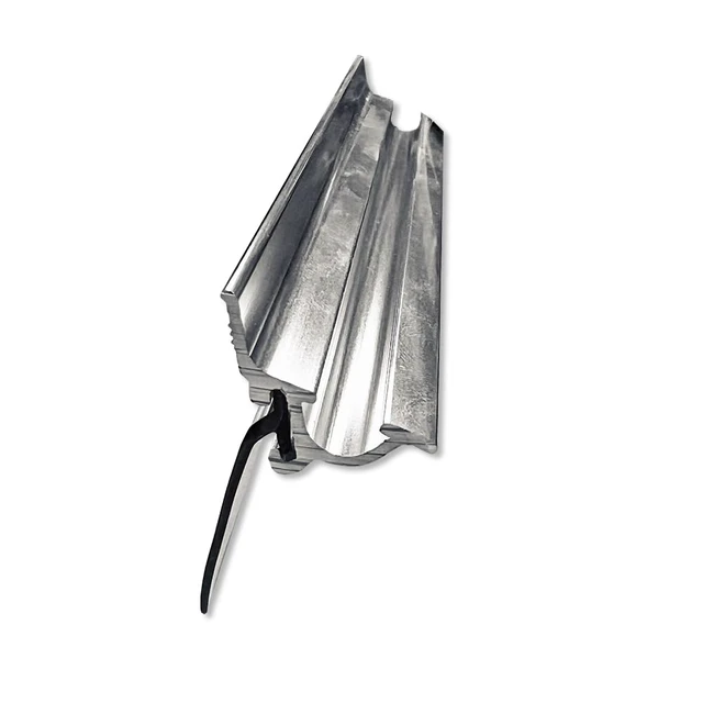 Alt view image 6 of 6 - Clear Vinyl Framed Shower Door Drip Sweep Wipe Seal Angled 36" Long, Made in USA (Clear)