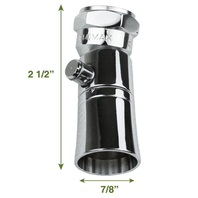 Alt view image 6 of 7 - 520 1100CP-18 Water Saving Showerhead with Push Button Flow Control, Chrome Plated Brass