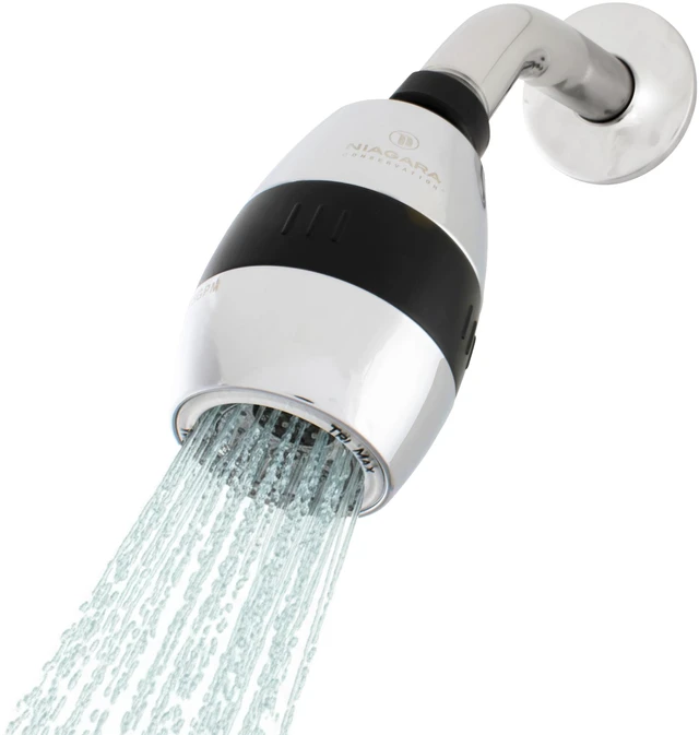 Main image of N2615CH Tri-Max 1-Spray with 0.5-1.5 GPM 2-in. Wall Mount Adjustable Fixed Shower Head in Chrome, 1-Pack | Bathroom Shower Head Sprayer with Pressure Compensation