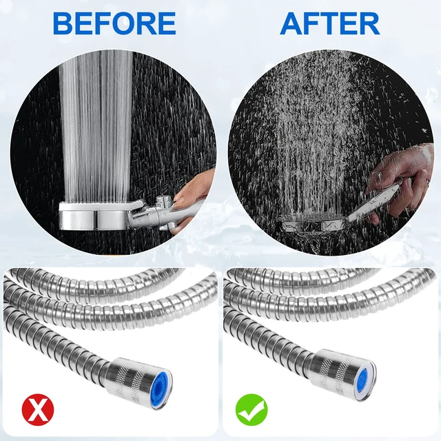 Alt view image 4 of 7 - 10pcs Shower Flow Reducer Limiter, gpm 1.5 1.8 2.0 2.5 3.0 | Water Saver Adapter Set for Handheld Shower, Bathroom, Toilet (0.56x0.54 x 0.21inch)