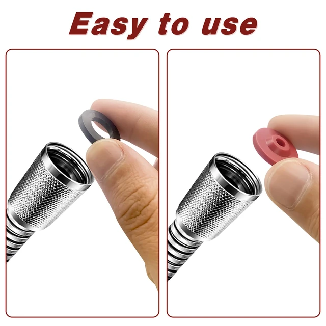Alt view image 6 of 7 - 12 Pieces Silicone Shower Head Flow Restrictor Shower Flow Restrictor 4 Specifications Water Flow Restrictor for Various Standard Shower Head Handheld Showers