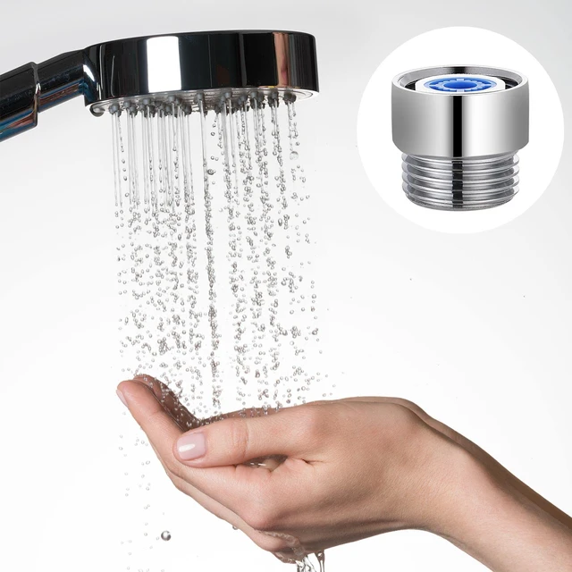Alt view image 6 of 7 - 7 Water Restrictor for Shower Head, Shower Flow Pressre Reducer Limiter Set Water Flow Saver Adapter Shower Head Flow Restrictor for Fixed and Handheld Shower Head1.2/1.5/1.8/2/ 2.2/2.5 GPM