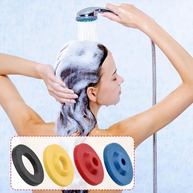 Alt view image 5 of 7 - 8 Pcs Shower Flow Reducer Limiter Set Water Flow Restrictor in 4 Specifications Shower Flow Control Silicone Water Flow Saver Adapter for Fixed Shower Head Handheld Showers