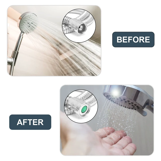 Alt view image 4 of 7 - 10 Pcs Shower Flow Restrictors Water Limiter, 14.3 x 13.85 x 5.2 mm | 5 Gpm Rates 1.5/1.8/2.0/2.5/3.0, Fits Fixed or Handheld Heads, Bathroom Faucet, Toilet, Reduces Water Bills, Saves Money