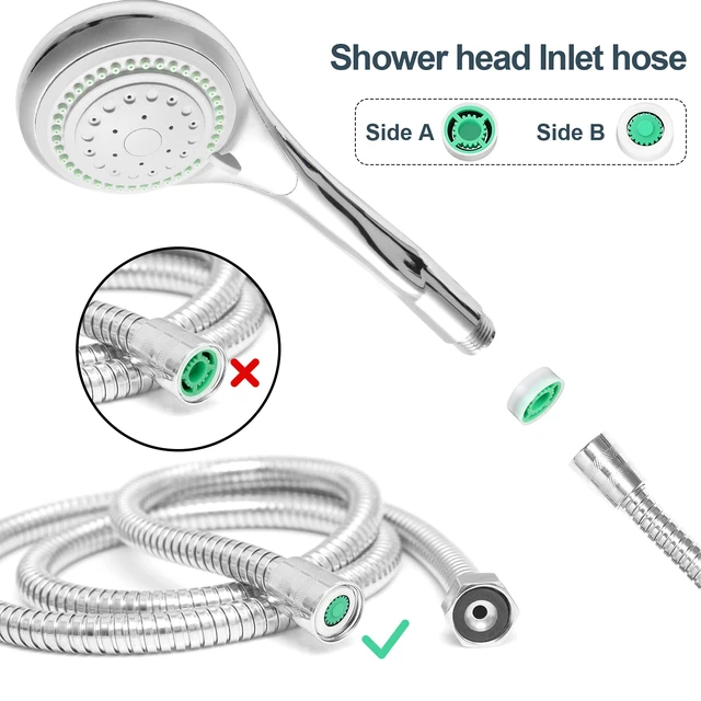 Alt view image 5 of 7 - 10 Pcs Shower Flow Restrictors Water Limiter, 14.3 x 13.85 x 5.2 mm | 5 Gpm Rates 1.5/1.8/2.0/2.5/3.0, Fits Fixed or Handheld Heads, Bathroom Faucet, Toilet, Reduces Water Bills, Saves Money