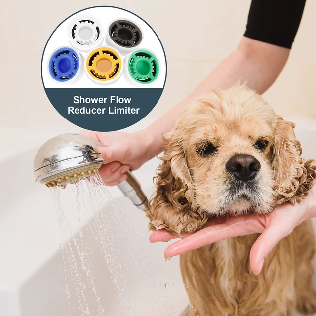 Alt view image 6 of 7 - 10 Pcs Shower Flow Restrictors Water Limiter, 14.3 x 13.85 x 5.2 mm | 5 Gpm Rates 1.5/1.8/2.0/2.5/3.0, Fits Fixed or Handheld Heads, Bathroom Faucet, Toilet, Reduces Water Bills, Saves Money