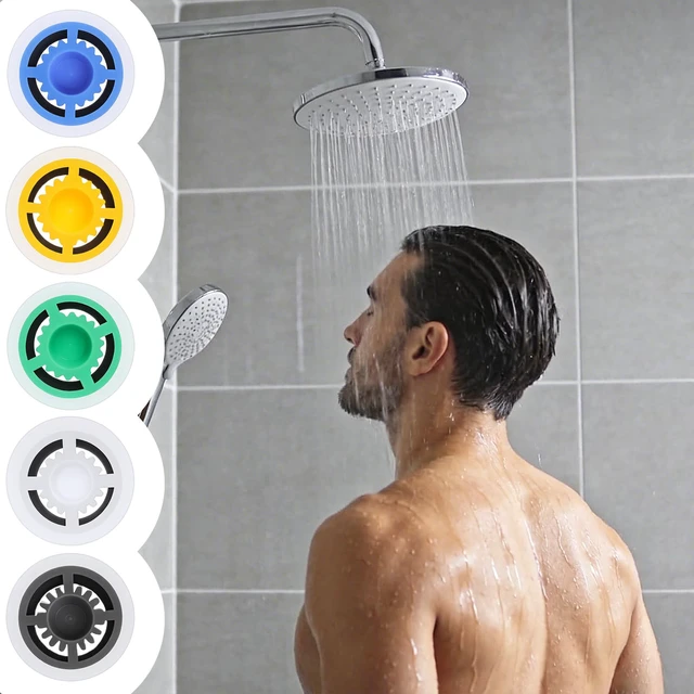 Alt view image 5 of 7 - 20 Pcs Shower Head Flow Restrictor, 1.5/1.8/2.0/2.5/3.0 GPM Shower Head Water Saver Plastic Flow Restrictor for Shower Heads, Water Saver Faucet Adapters Limiter Pressure Reducer for Bathroom Toilet