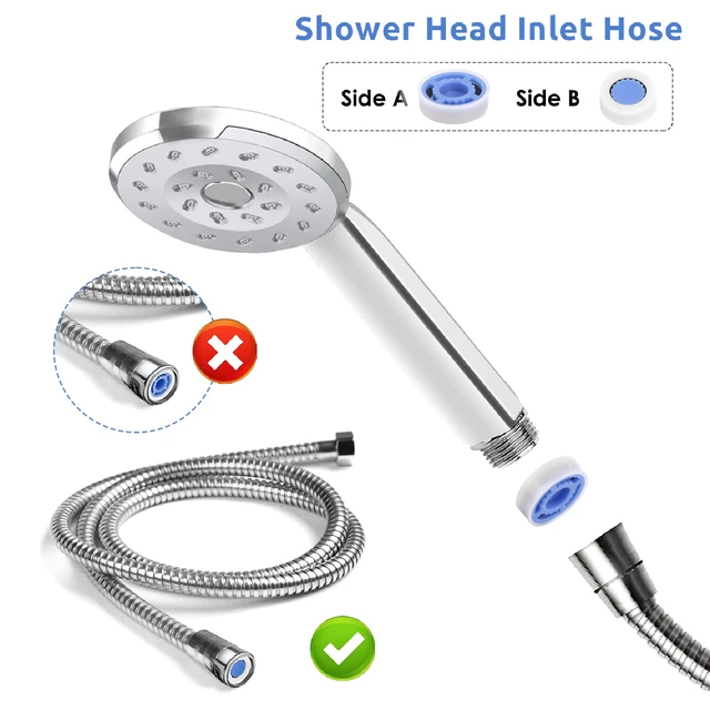 Alt view image 3 of 7 - 12pcs Shower Flow Reducer Limiter, Shower Head Flow Restrictor Water Saver Low Flow Water Pressure Water Saving Shower Head Adapter for Handheld Shower 1.2 1.5 1.8 2.0 2.5 3.0 GPM