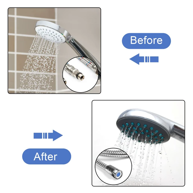 Alt view image 4 of 7 - 12pcs Shower Flow Reducer Limiter, Shower Head Flow Restrictor Water Saver Low Flow Water Pressure Water Saving Shower Head Adapter for Handheld Shower 1.2 1.5 1.8 2.0 2.5 3.0 GPM