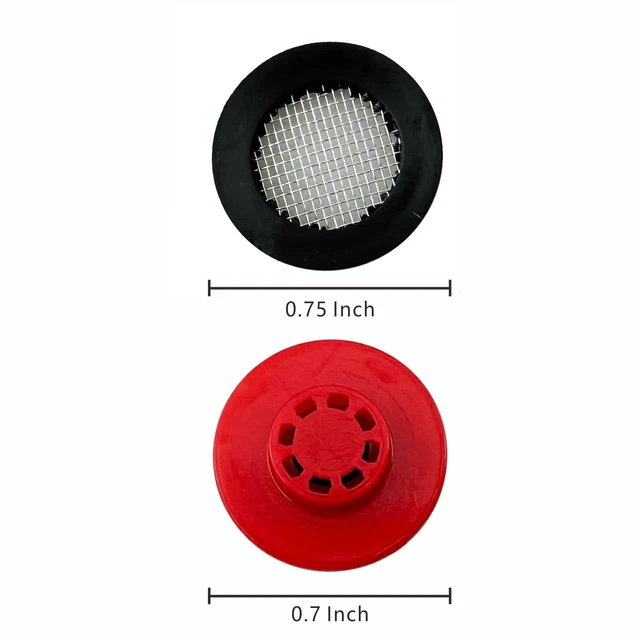 Alt view image 3 of 6 - Shower Flow Restrictor Set - Fixed Showerhead Replace Parts -1.8 and 2.5GPM Flow Reducer Limiter + 2 Filter Gaskets + 5 Soft Silicone Nozzles For Shower Head Replacement