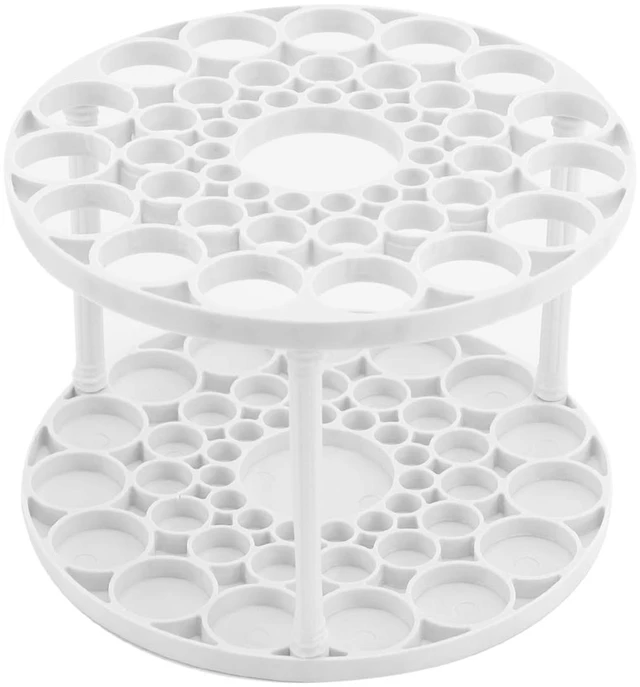 Main image of Makeup Brush Holder, 46 Slots, Make Up Brush Organizer for Vanity (1)