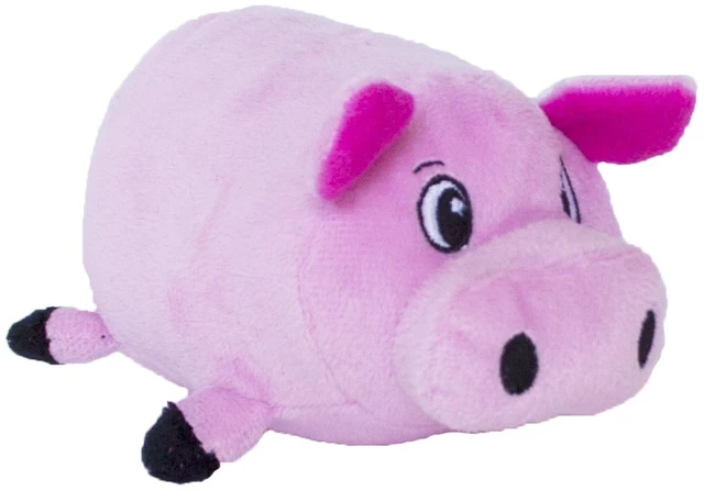 Main image of Fattiez Squeaky Plush Dog Toy, Pig, Small, 6.8" | Engaging Squeak Sounds, Soft Plush & Round Shape, Easy Carry, Cuddles & Gentle Indoor Play, Light Chewers, Small Dogs