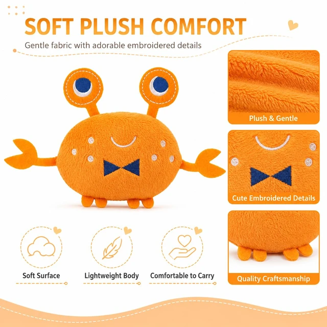 Alt view image 4 of 5 - 3-in-1 Interactive Squeaky Dog Toy Plush Chew Toy with Crinkle Sounds for Small, Medium & Large Dogs