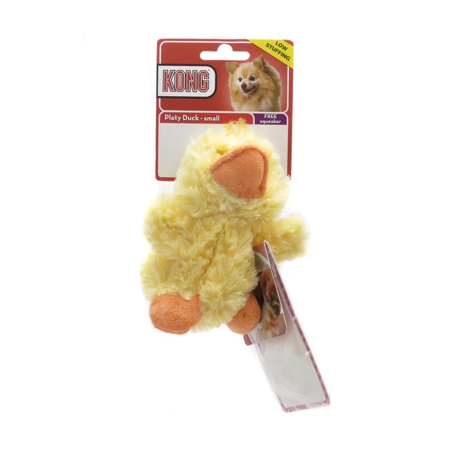 Alt view image 4 of 4 - Duckie Plush Squeaker Dog Toy, Yellow, for Extra Small Dogs | Soft Plush Squeaker Toy with a Removable Squeaker & Minimal Stuffing, Great for Easy Fetch & Cuddle Time