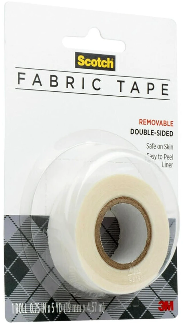 Alt view image 3 of 7 - Removable Fabric Tape, 3/4 in x 180 in, 1/Pack, Removable and Double Sided (FTR-1-CFT)