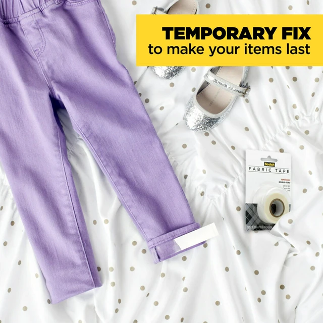 Alt view image 5 of 7 - Removable Fabric Tape, 3/4 in x 180 in, 1/Pack, Removable and Double Sided (FTR-1-CFT)