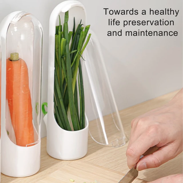 Alt view image 4 of 7 - Herb Saver Pod Cilantro Containers | Clear Storage Bottle Fresh Storage Container for Cilantro Parsley Mint, Fresh Produce Saver, Extends Freshness for 2-3 Weeks