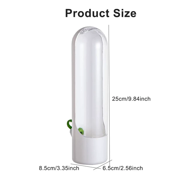 Alt view image 2 of 7 - Herb Saver Pod Cilantro Containers | Clear Storage Bottle Fresh Storage Container for Cilantro Parsley Mint, Fresh Produce Saver, Extends Freshness for 2-3 Weeks