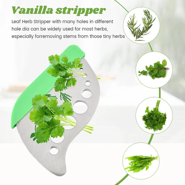 Alt view image 4 of 7 - 2 Pack Herb Keeper for Refrigerator with Herb Stripper | Keeps Herbs Fresh 2-3 Weeks, For Cilantro Mint Parsley, Water Fill Design, Fridge Door Friendly, Includes Herb Stripper
