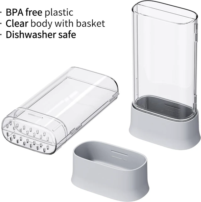Alt view image 5 of 6 - Green Saver Herb Keeper Refrigerator Storage Container for Cilantro, Asparagus, Fresh Herbs, Dishwasher Safe, Extends Freshness 10 Days