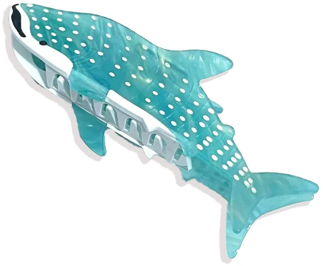 Main image of Whale Shark Hair Clip Fun Animal Claw Clips Cute Ocean Hair Clips Shark Gifts for Women Acetate Claw Clips Hair Accessories for Women Girls