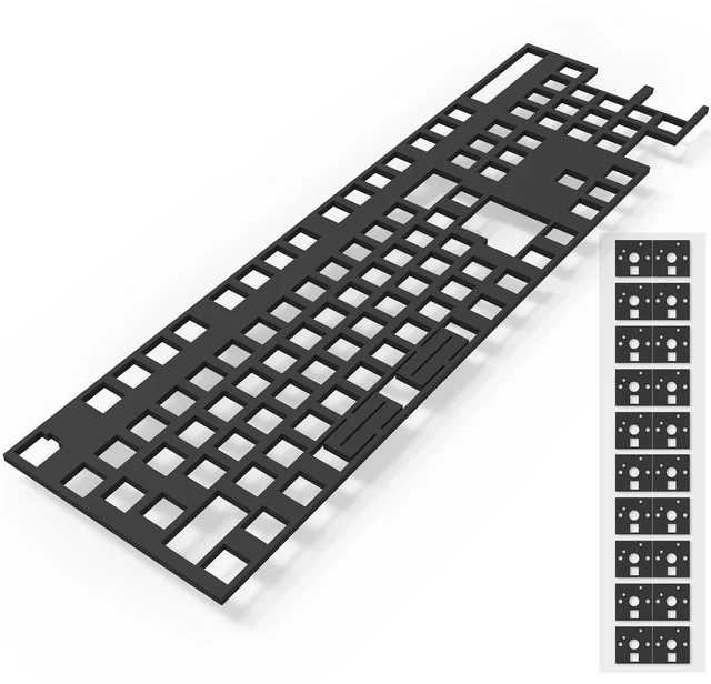 Main image of Foam 108 Layout, Switch Pads 120Pcs and Sound Dampeners for Custom Keyboard
