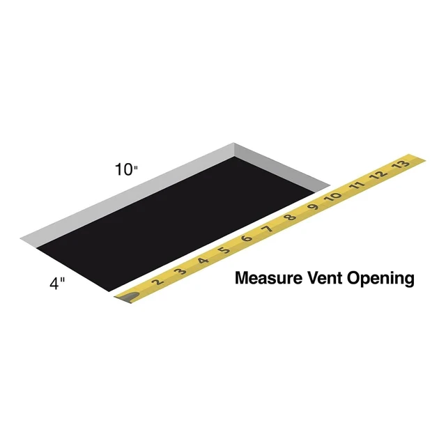 Alt view image 2 of 3 - Brown Floor Register Vent for 4-Inch by 10-Inch Vent Openings (Item Dimensions 11.5" x 5.5") - Easy Adjust Air Supply Lever - Premium Finish - Heavy Duty for Walk on Use