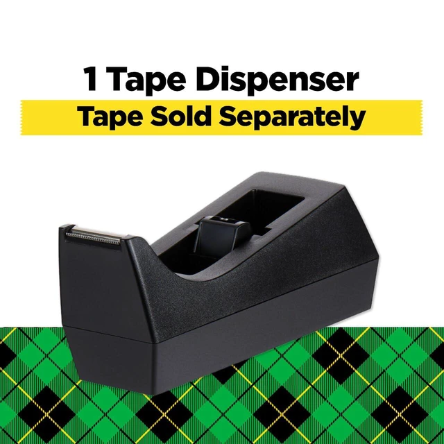 Alt view image 3 of 6 - Desktop Tape Dispenser, Black, 2.7 in. x 2.7 in. x 6.4 in., 1 Tape Dispenser, Polystyrene
