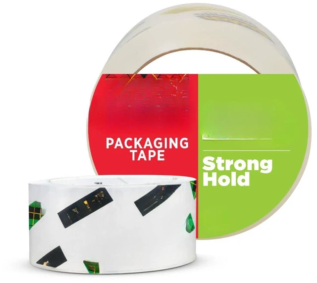 Main image of Shipping Packaging Tape, 1.88" x 54.6 yd, Designed for Packing, Shipping and Mailing, Quiet Unwind, No Splitting or Tearing, 3" Core, Clear, 1 Roll